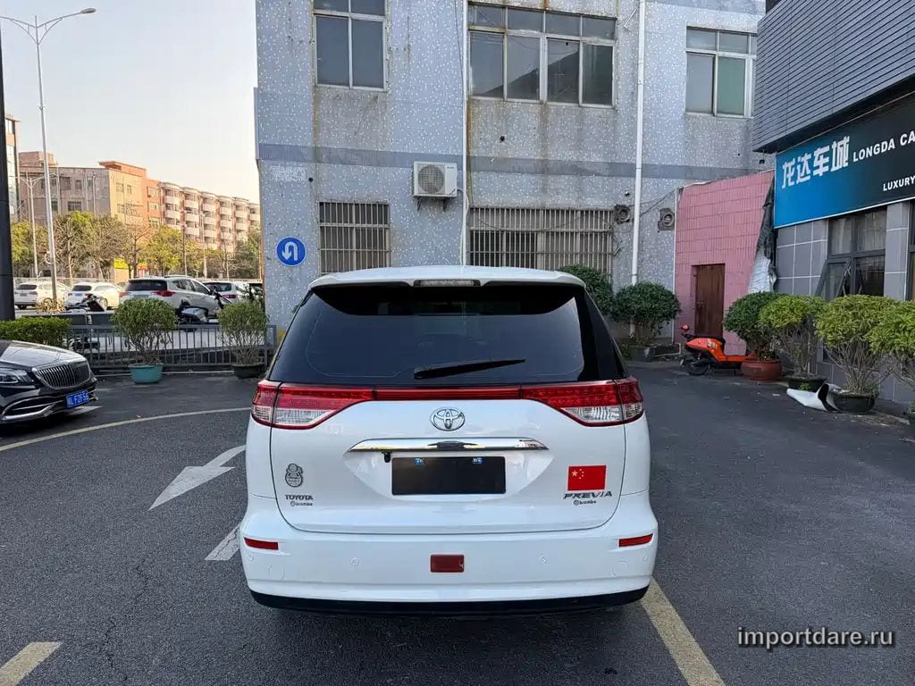 TOYOTA PREVIA 2015 — 145 000 км, белый, Китай — под ключ — фото 9