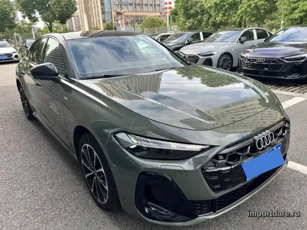 AUDI A5L 2025 — 7 700 км, зелёный, Китай — под ключ — фото 3