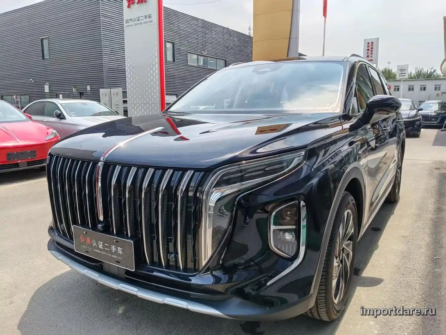 HONGQI HS7 PHEV 2026 — 100 км, чёрный, Китай — под ключ — фото 1