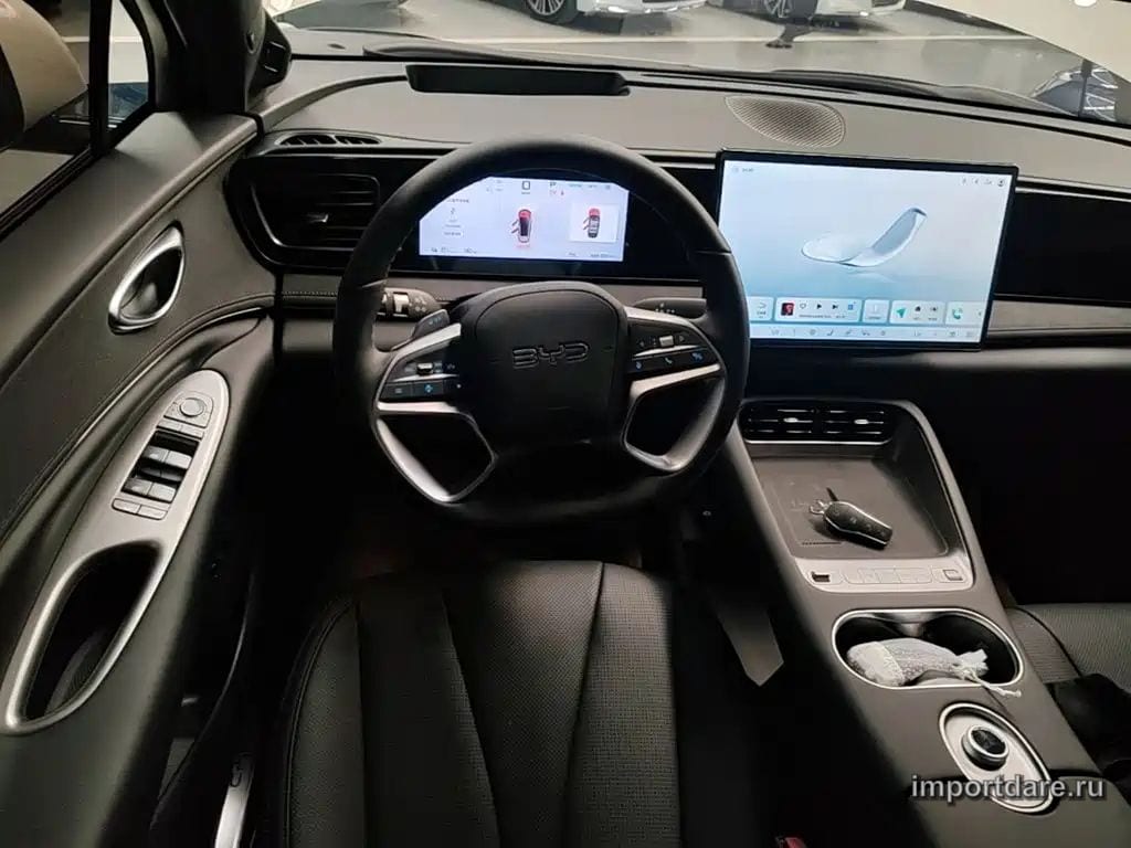 BYD SEALION 06 NEW ENERGY 2026 — 2 200 км, жёлто-оранжевый, Китай — под ключ — фото 11