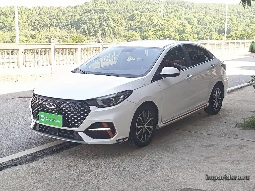 CHERY ARRIZO 5 PLUS 2023 — 32 300 км, белый, Китай — под ключ — фото 1