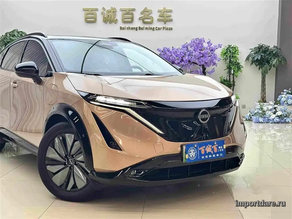 NISSAN ARIYA 2024 — 60 000 км, коричневый-champagne, Китай — под ключ — фото 4