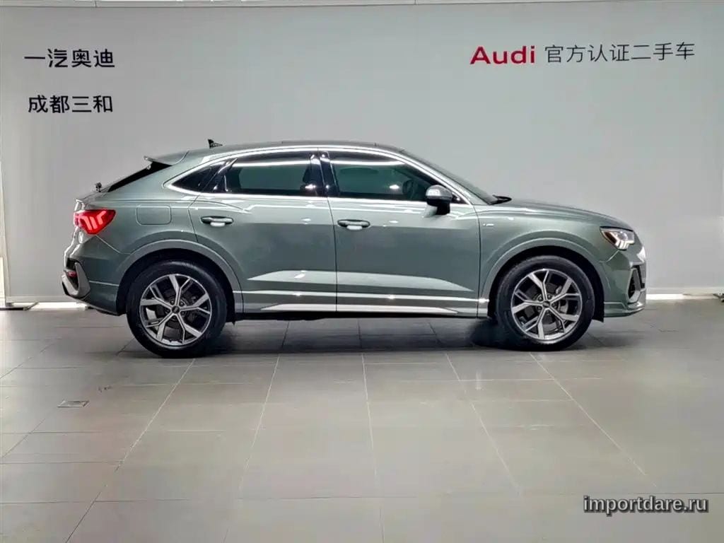 AUDI Q3 SPORTBACK 2021 — 68 800 км, зелёный, Китай — под ключ — фото 3