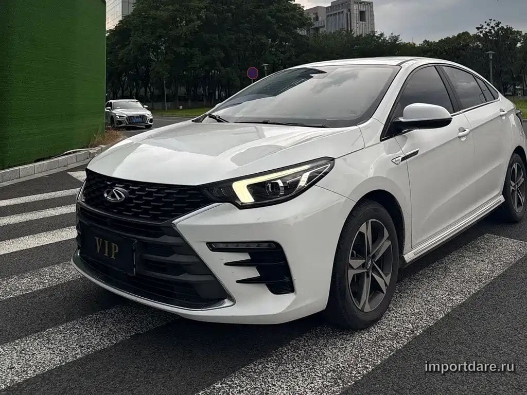 CHERY ARRIZO 5 PLUS 2022 — 37 000 км, белый, Китай — под ключ — фото 1