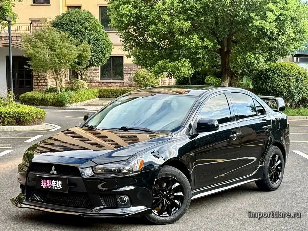 MITSUBISHI LANCER EX 2019 — 90 000 км, чёрный, Китай — под ключ — фото 1