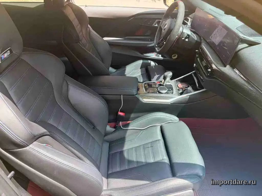 BMW M2 2026 — 6 000 км, жёлто-оранжевый, Китай — под ключ — фото 4