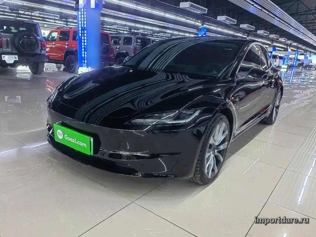 TESLA MODEL 3 2026 — 1 400 км, чёрный, Китай — под ключ — фото 1