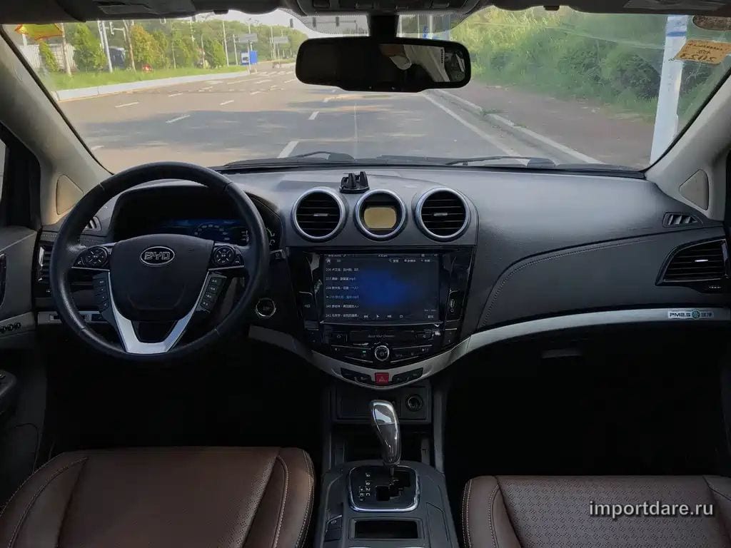 BYD S7 2015 — 110 000 км, коричневый-champagne, Китай — под ключ — фото 4