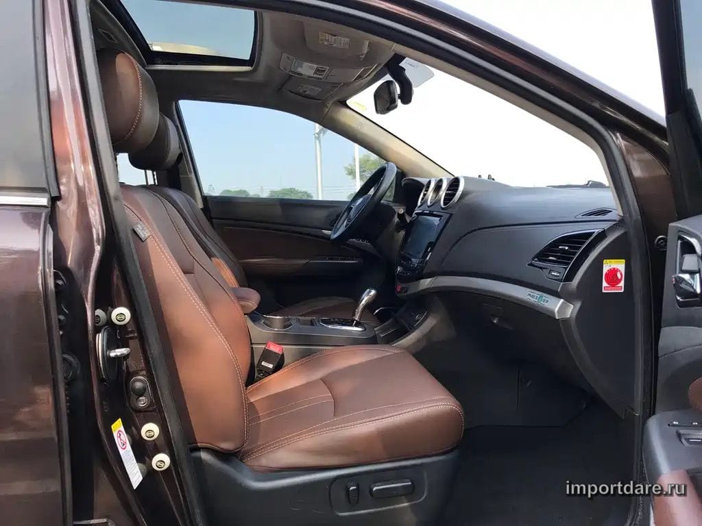 BYD S7 2015 — 110 000 км, коричневый-champagne, Китай — под ключ — фото 6