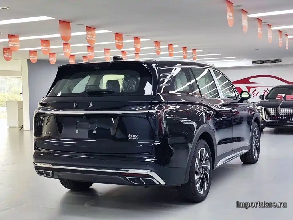 HONGQI HS7 PHEV 2026 — 100 км, чёрный, Китай — под ключ — фото 6