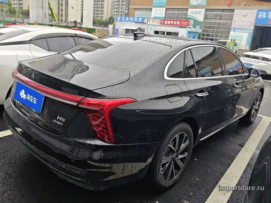 HONGQI H5 PHEV 2026 — 4 500 км, чёрный, Китай — под ключ — фото 3