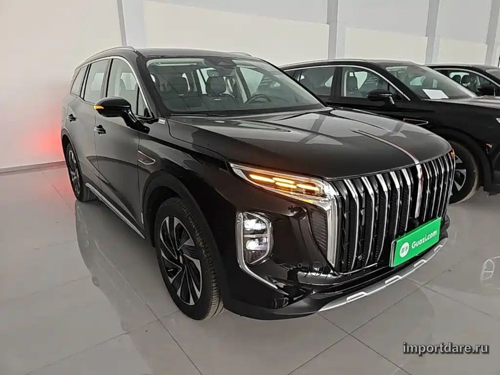 HONGQI HS7 PHEV 2025 — 100 км, чёрный, Китай — под ключ — фото 4
