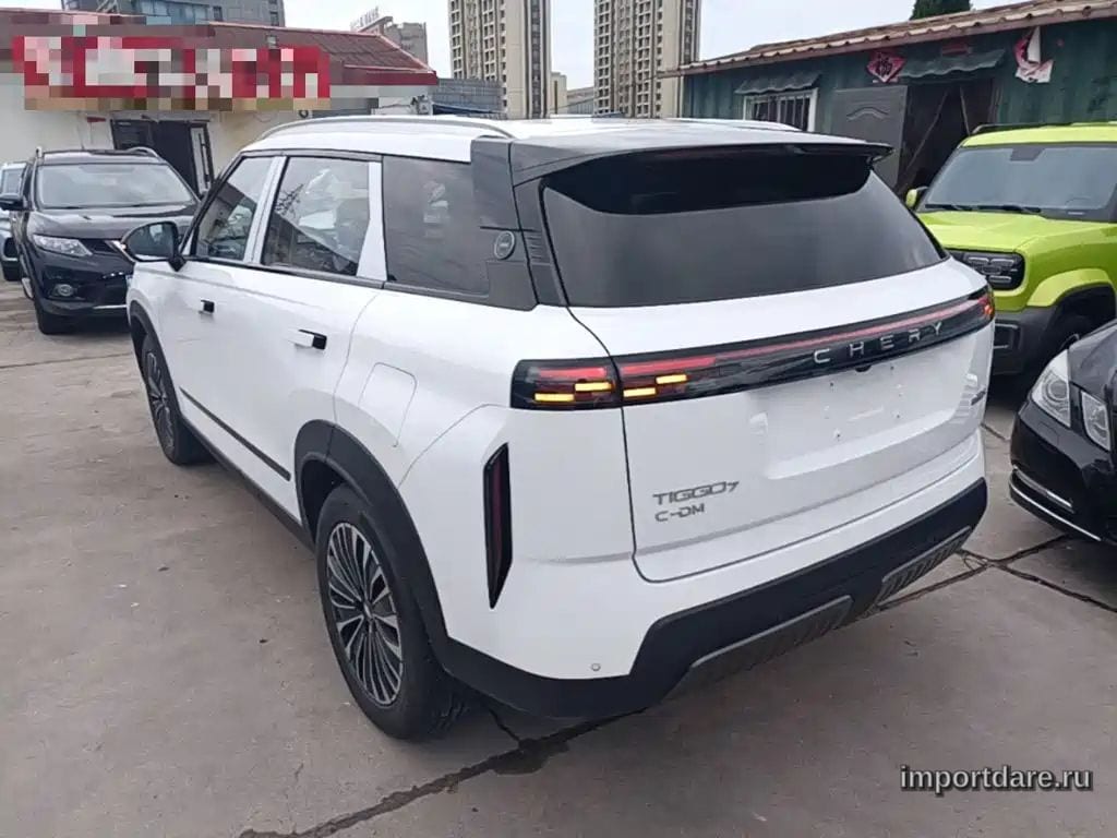 CHERY TIGGO 7 C-DM 2026 — 200 км, белый, Китай — под ключ — фото 5