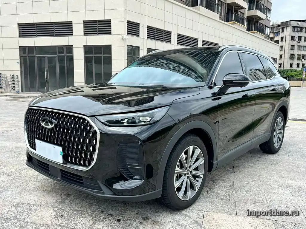 CHERY TIGGO 8 L 2025 — 7 000 км, чёрный, Китай — под ключ — фото 1