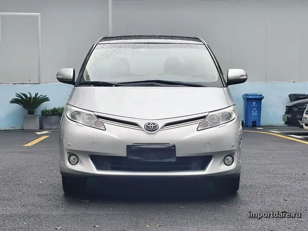 TOYOTA PREVIA 2015 — 180 000 км, серебристый, Китай — под ключ — фото 2
