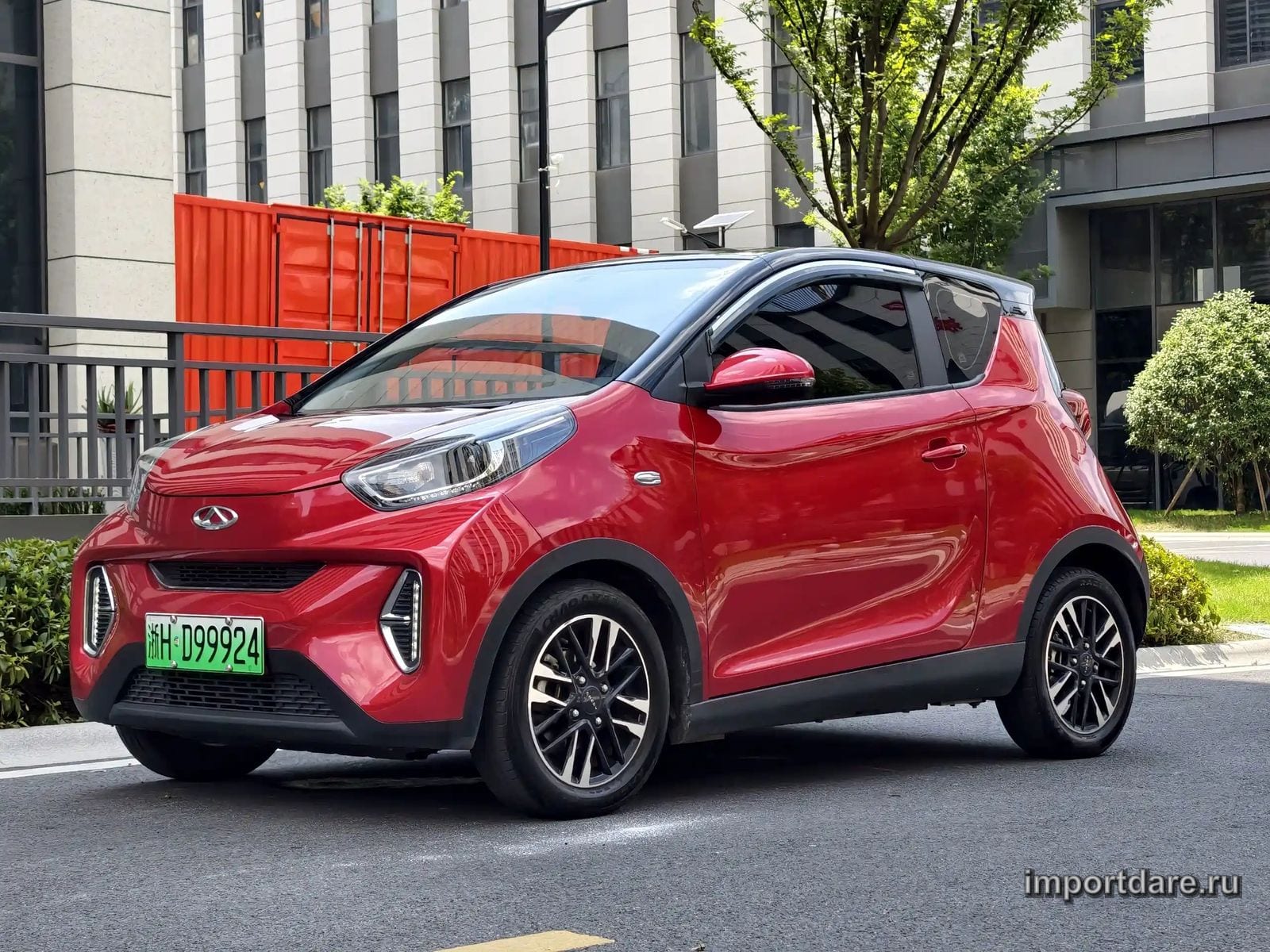 CHERY LITTLE ANT 2022 — 40 000 км, пурпурный, Китай — под ключ — фото 1