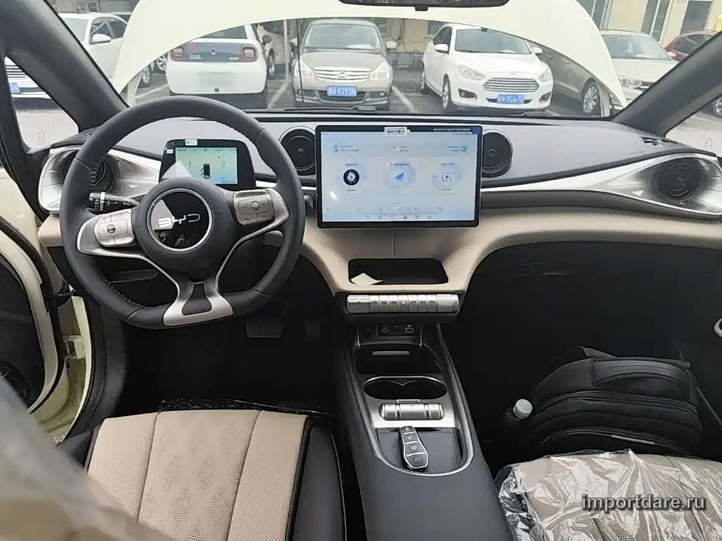 BYD DOLPHIN 2026 — 100 км, жёлто-оранжевый, Китай — под ключ — фото 10