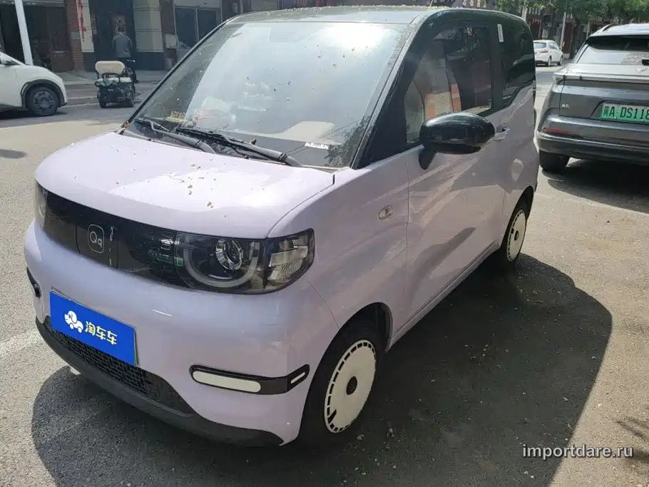 CHERY QQ ICE CREAM 2025 — 5 800 км, пурпурный, Китай — под ключ — фото 1
