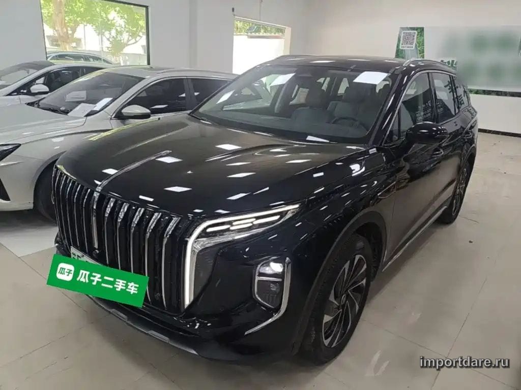 HONGQI HS7 PHEV 2026 — 300 км, чёрный, Китай — под ключ — фото 1