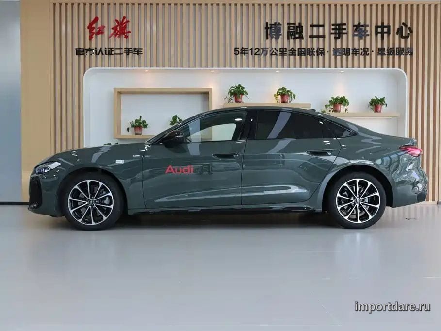 AUDI A5L 2025 — 3 000 км, зелёный, Китай — под ключ — фото 2