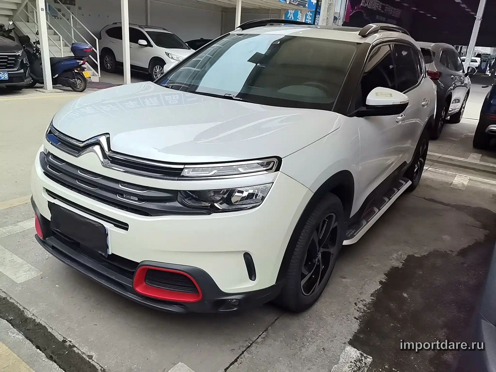 CITROEN C5 AIRCROSS 2018 — 100 000 км, белый, Китай — под ключ — фото 1