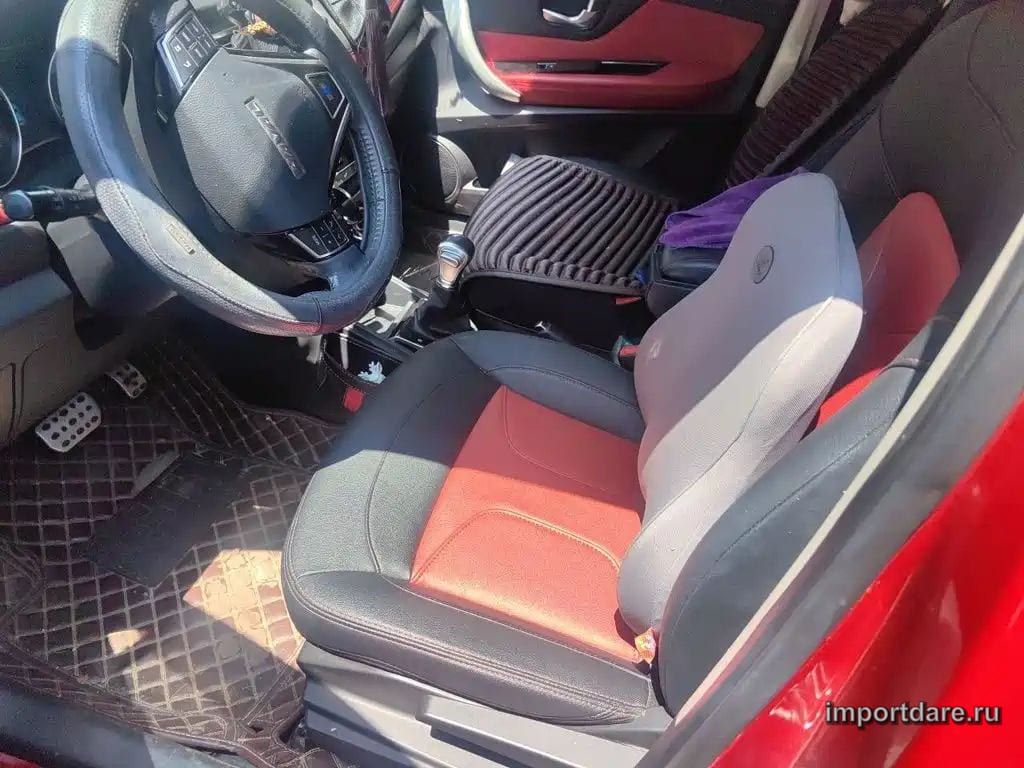 HAVAL H1 2017 — 95 300 км, пурпурный, Китай — под ключ — фото 8