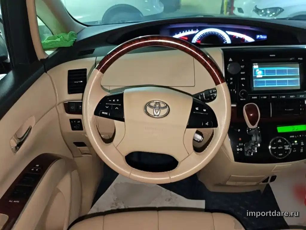 TOYOTA PREVIA 2017 — 136 400 км, жёлто-оранжевый, Китай — под ключ — фото 11