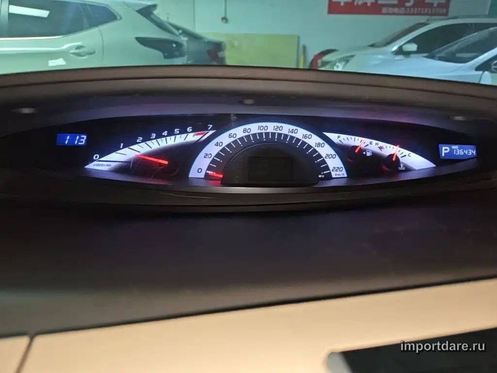 TOYOTA PREVIA 2017 — 136 400 км, жёлто-оранжевый, Китай — под ключ — фото 12