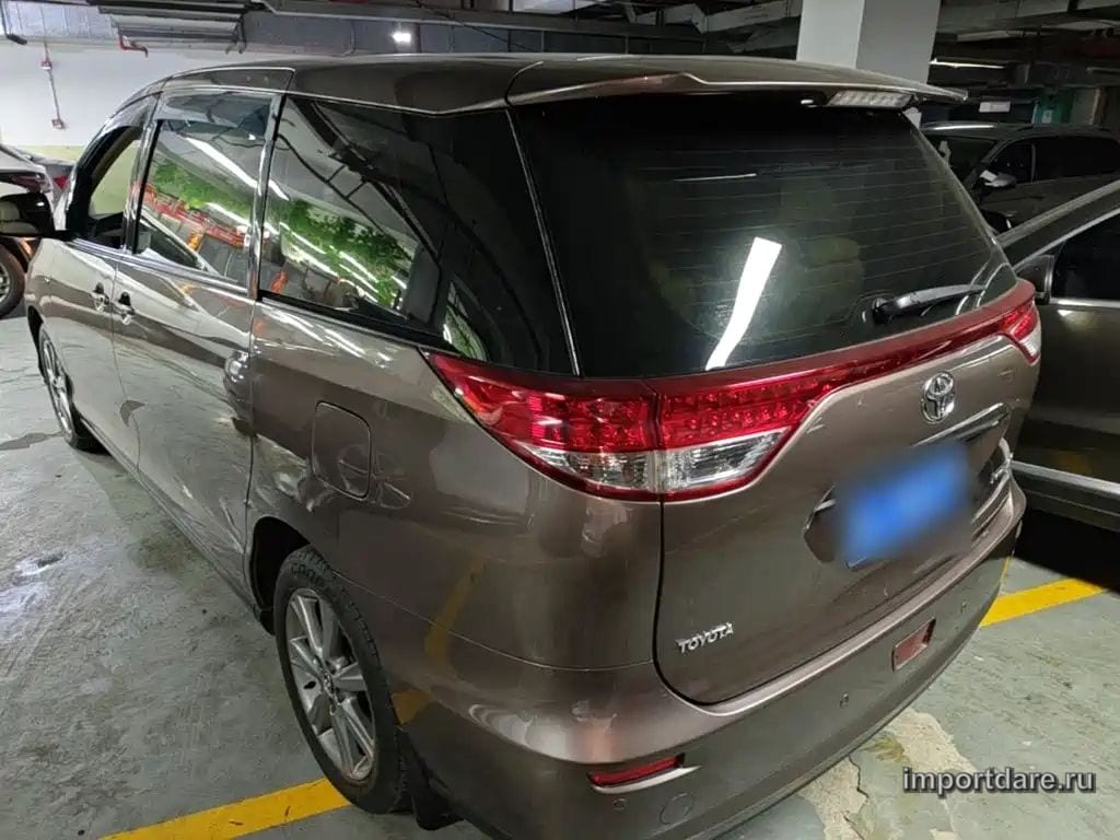 TOYOTA PREVIA 2017 — 136 400 км, жёлто-оранжевый, Китай — под ключ — фото 5