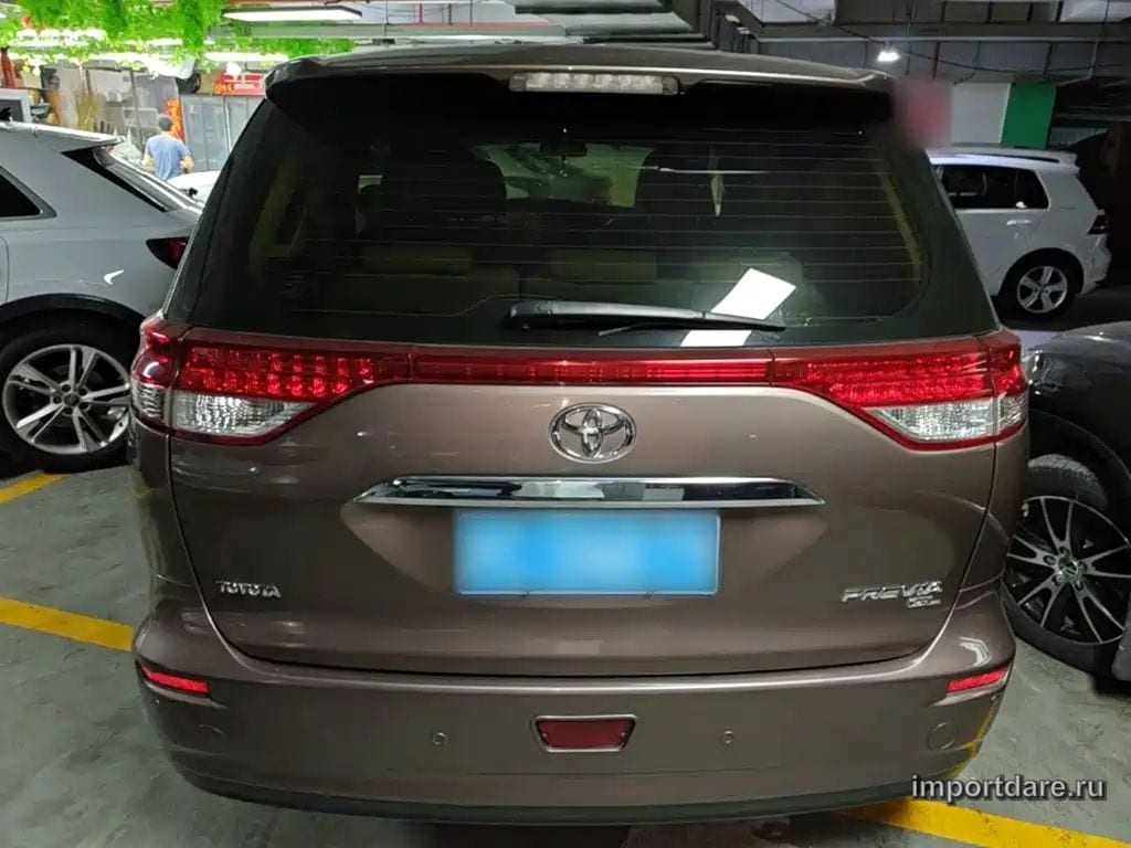 TOYOTA PREVIA 2017 — 136 400 км, жёлто-оранжевый, Китай — под ключ — фото 6
