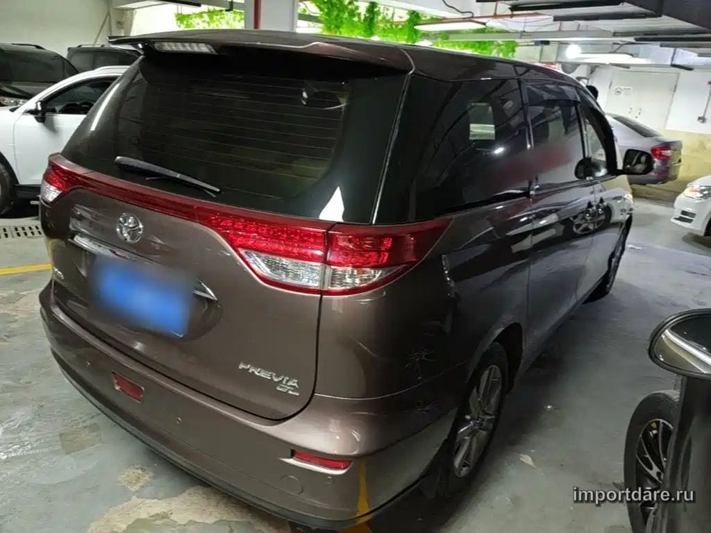 TOYOTA PREVIA 2017 — 136 400 км, жёлто-оранжевый, Китай — под ключ — фото 7
