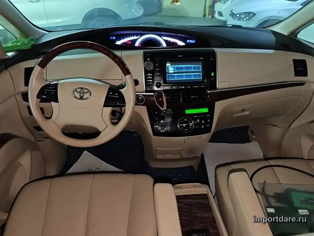 TOYOTA PREVIA 2017 — 136 400 км, жёлто-оранжевый, Китай — под ключ — фото 10