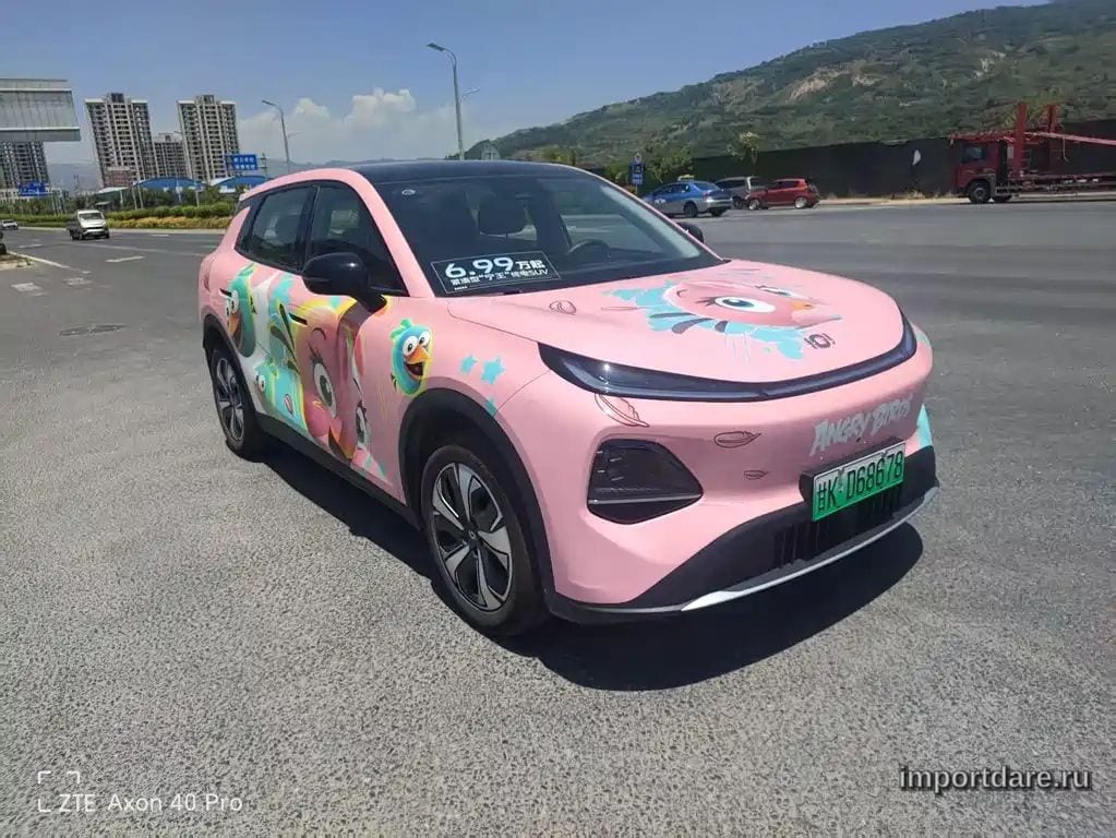 CHANGAN QIYUAN NEVO Q05 2026 — 3 000 км, пурпурный, Китай — под ключ — фото 1
