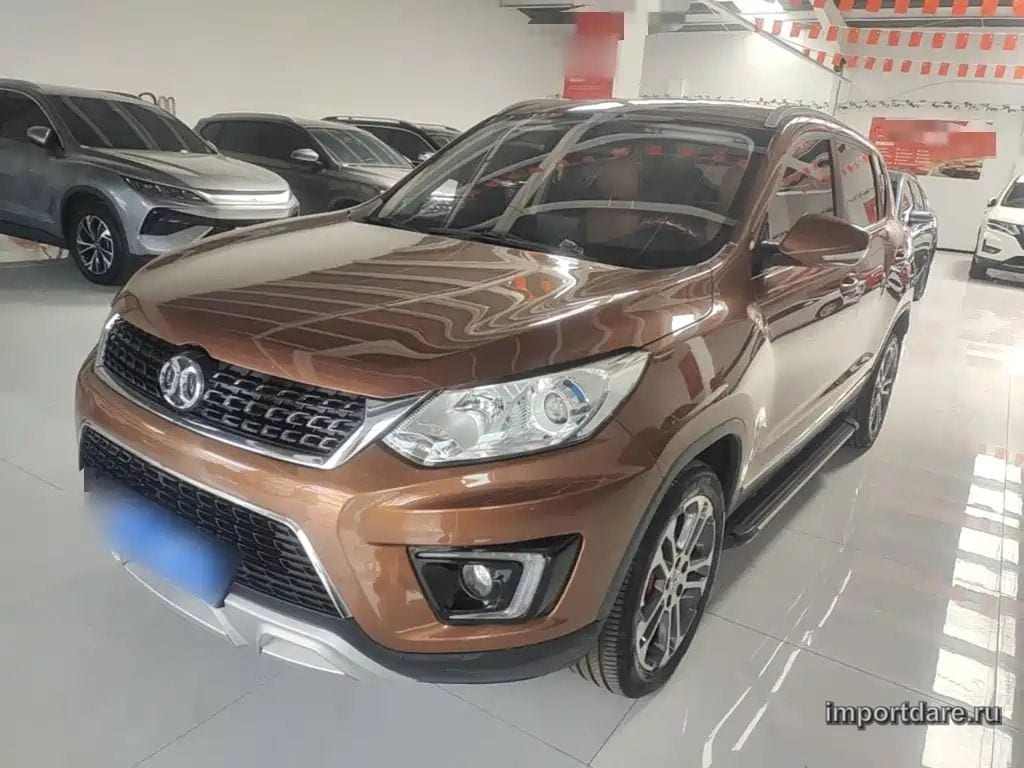 BAIC SENOVA X35 2018 — 78 100 км, коричневый-champagne, Китай — под ключ — фото 2