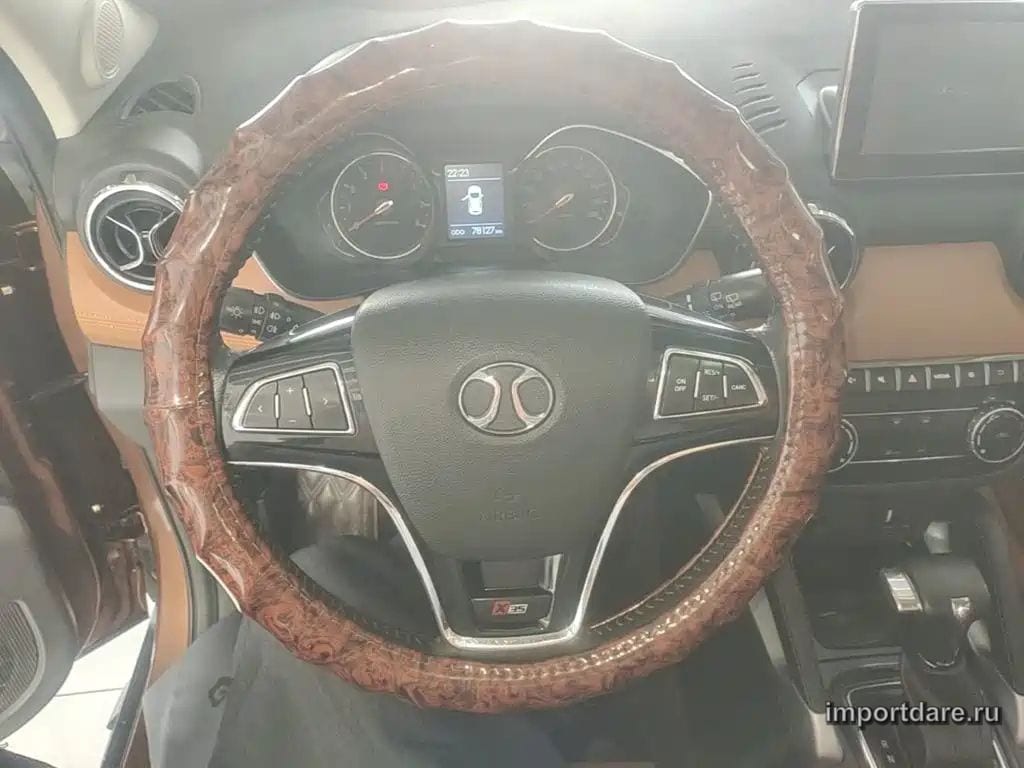 BAIC SENOVA X35 2018 — 78 100 км, коричневый-champagne, Китай — под ключ — фото 11