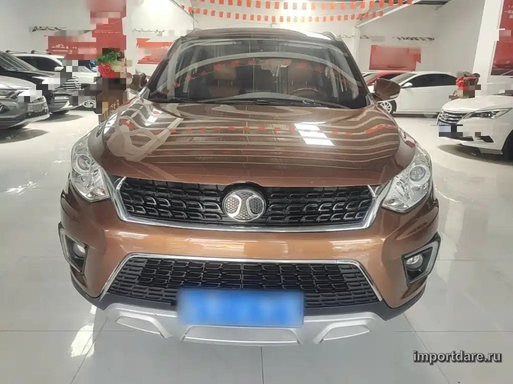 BAIC SENOVA X35 2018 — 78 100 км, коричневый-champagne, Китай — под ключ — фото 3