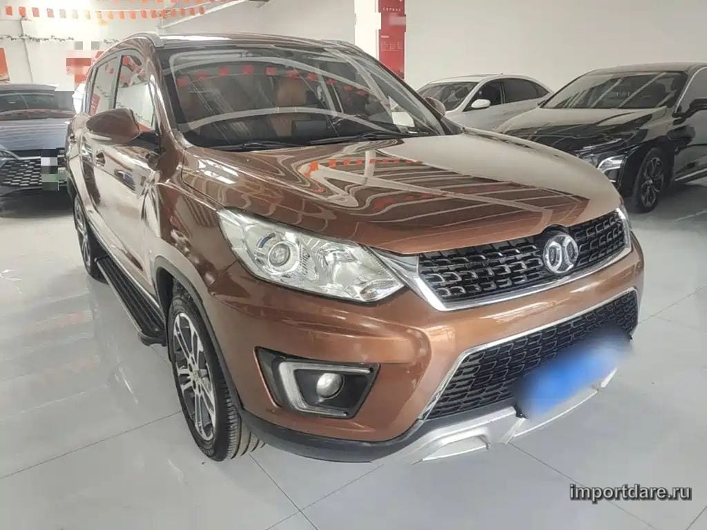 BAIC SENOVA X35 2018 — 78 100 км, коричневый-champagne, Китай — под ключ — фото 4