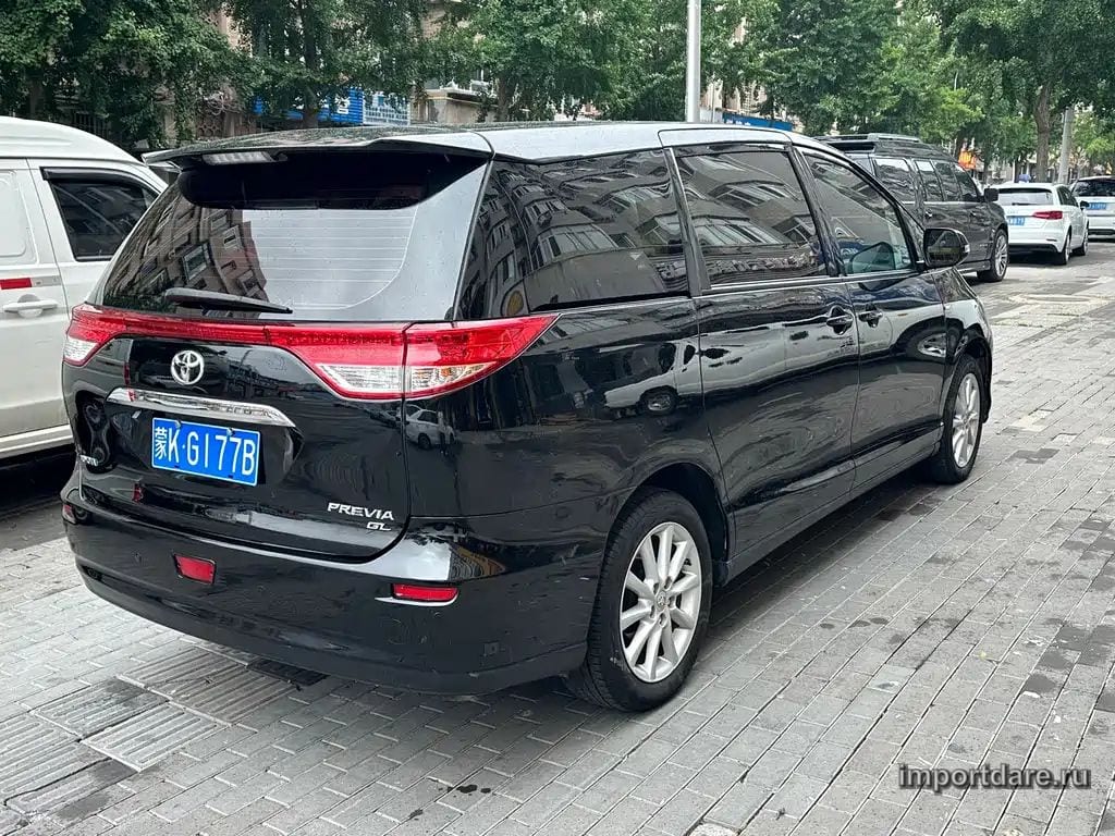 TOYOTA PREVIA 2018 — 138 000 км, чёрный, Китай — под ключ — фото 3