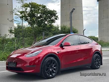 TESLA MODEL Y 2024 — 30 000 км, Китай — под ключ — фото 1