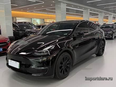 TESLA MODEL Y 2021 — 80 000 км, Китай — под ключ — фото 1