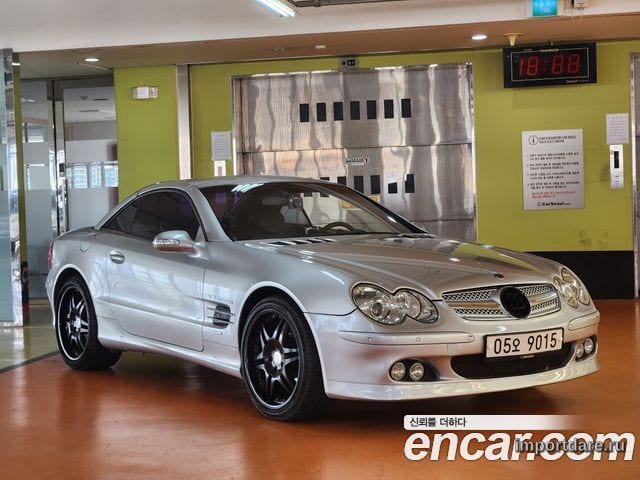 MERCEDES-BENZ SL-CLASS 2002 — 108 000 км, серебристый, Корея — под ключ — фото 11