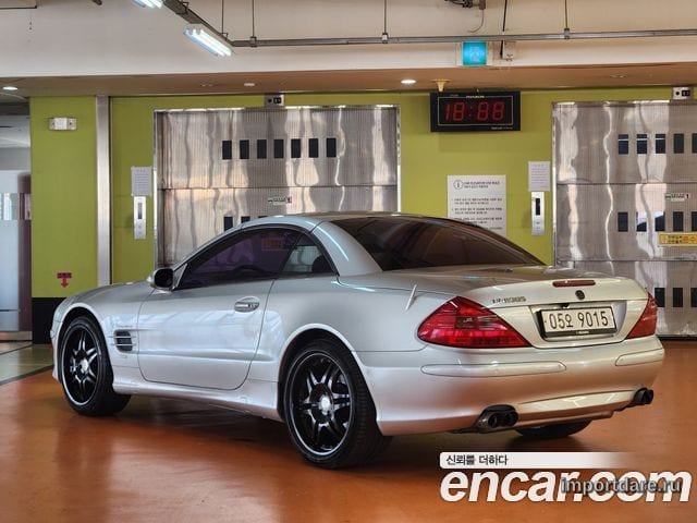 MERCEDES-BENZ SL-CLASS 2002 — 108 000 км, серебристый, Корея — под ключ — фото 12