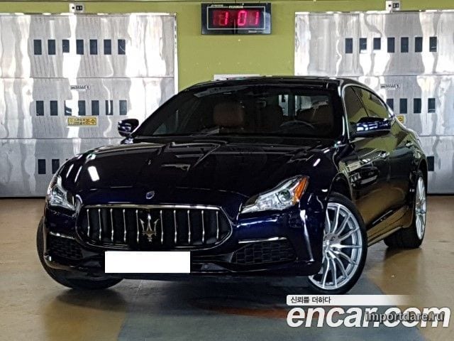MASERATI QUATTROPORTE 2017 — 18 000 км, Корея — под ключ — фото 1