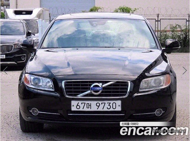 VOLVO S80 2013 — 147 059 км, чёрный, Корея — под ключ — фото 1