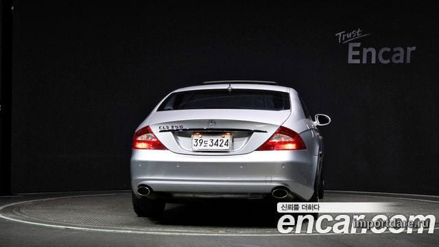 MERCEDES-BENZ CLS-CLASS W219 2005 — 73 608 км, серебристый, Корея — под ключ — фото 4