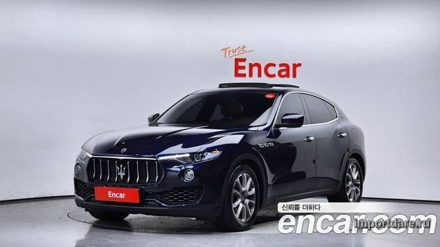 MASERATI LEVANTE 2019 — 72 462 км, синий, Корея — под ключ — фото 1