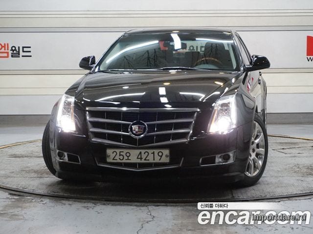 CADILLAC CTS 2009 — 150 000 км, чёрный, Корея — под ключ — фото 1