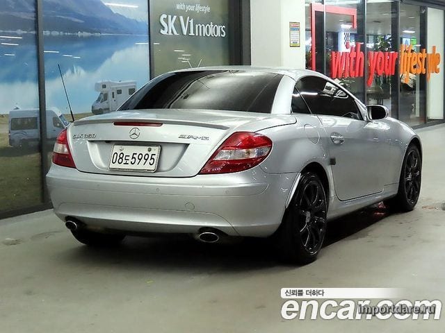 MERCEDES-BENZ SLK-CLASS 2006 — 100 779 км, серебристый, Корея — под ключ — фото 4