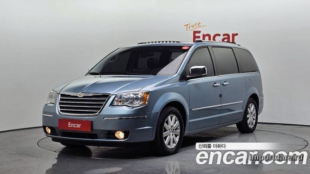 CHRYSLER GRAND VOYAGER 2010 — 111 674 км, синий, Корея — под ключ — фото 12