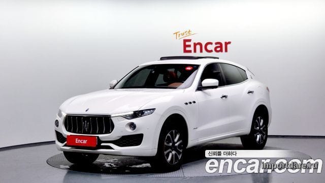 MASERATI LEVANTE 2018 — 174 725 км, белый, Корея — под ключ — фото 1